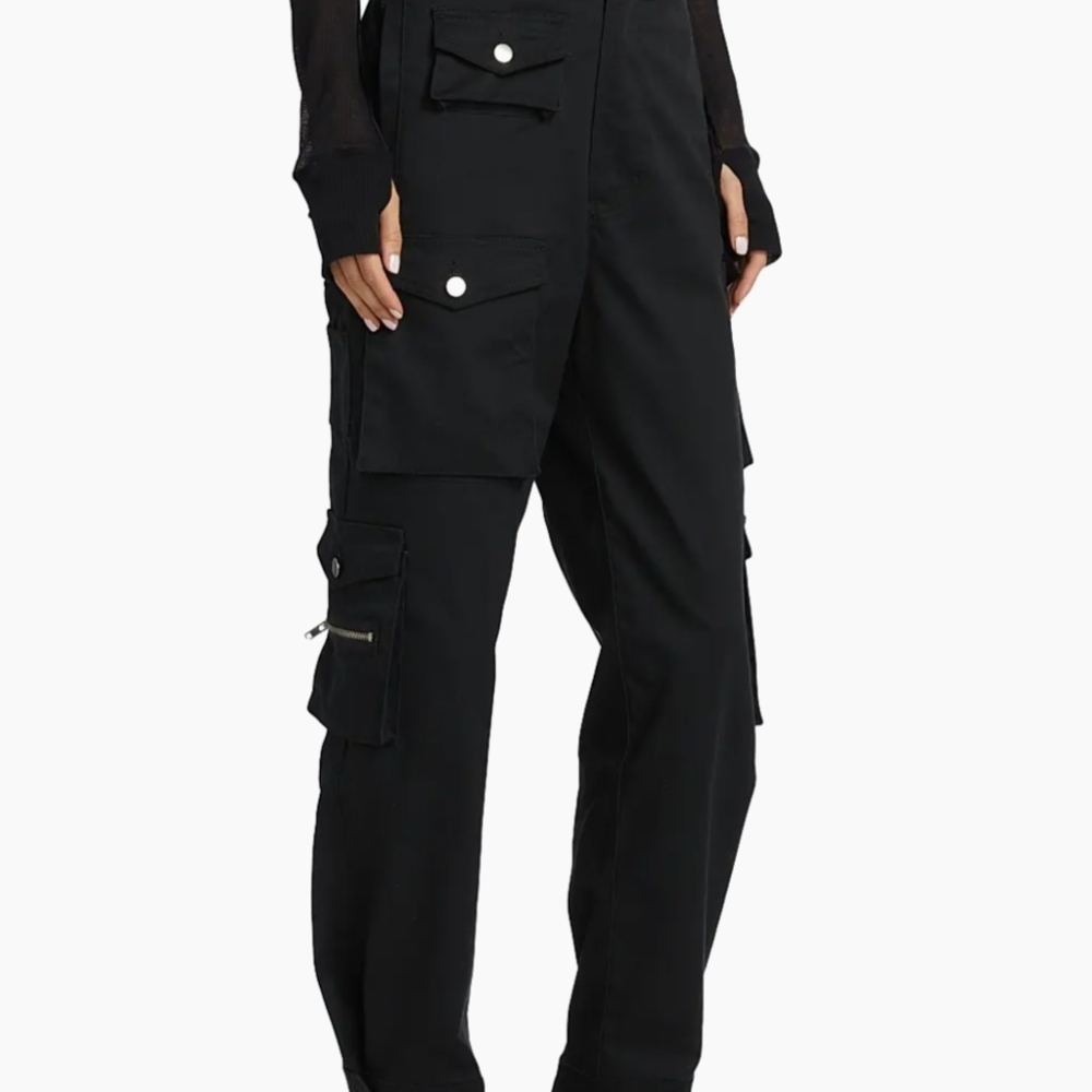 EB Denim Charcoal Cargo Pants - Picture 7 of 7
